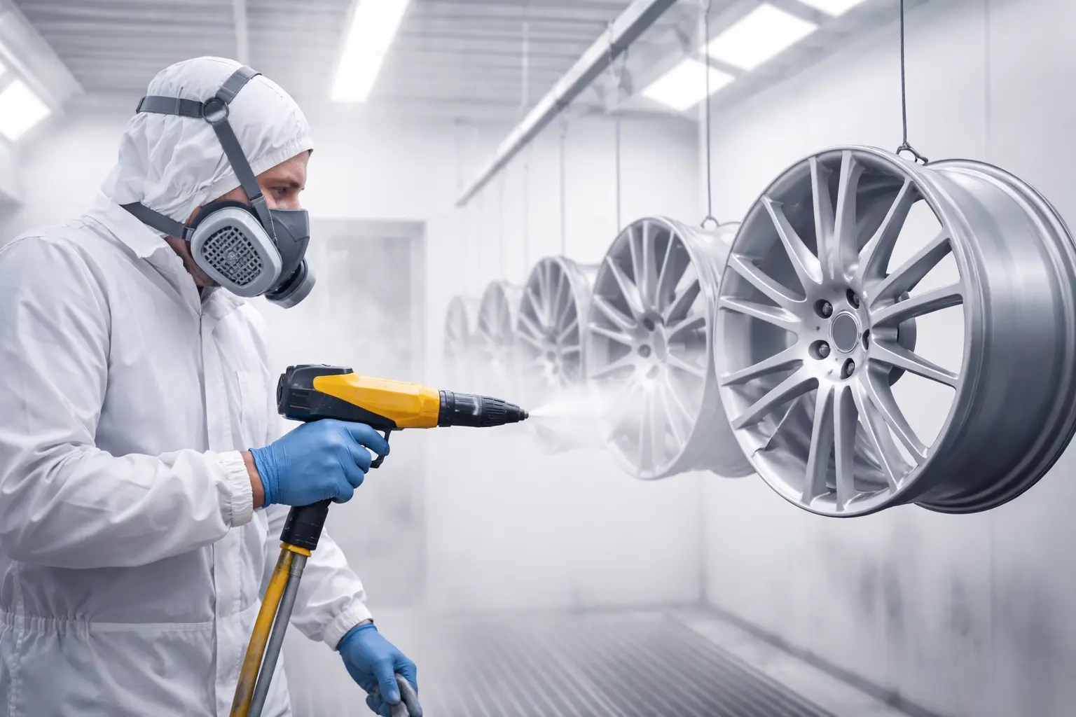 Порошковая покраска дисков